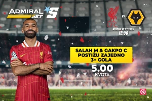 AdmiralBet specijal - Salah i Gakpo 3+ za kvotu 5,00